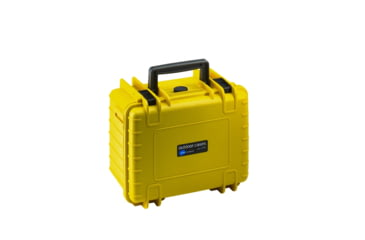 Image of B&amp;W International Type 2000 Yellow Outdoor Case With RPD Insert, Yellow, Small 2000/Y/RPD