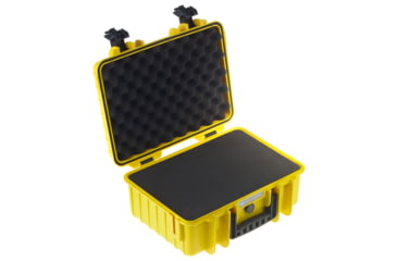 Image of B&amp;W International Type 4000 Yellow Outdoor Case With Si Foam, Yellow, Medium 4000/Y/SI