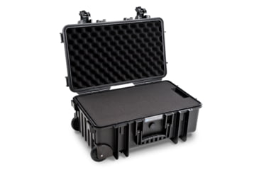 Image of B&amp;W International Type 6600 Outdoor Case With SI Foam, Black, 550 x 350 x 225 mm, 6600/B/SI