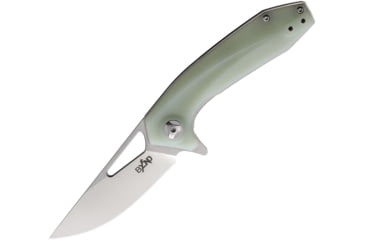 Image of B'yondEDC Sirocco Folding Knife, 4.25in Closed, 3.25in, D2 Tool Steel, Satin Blade, Jade G10 Handle, BEDC2204-NA