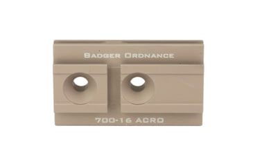 Image of Badger Ordnance C1 12 O'clock Top Optical Red Dot Sight Mount, Tan, Aimpoint Acro, 700-16