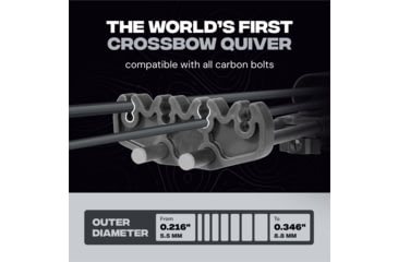 Image of Ballista Compact 4-Arrow Crossbow Quiver, Universal, BAL-AC-20