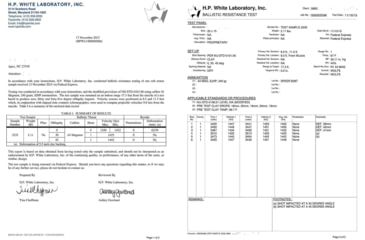 Image of Ballistipax Armor Plate IIIA Hard Shooters Cut, 10x12, Single Curve, Black, S1HRDSC1012BKSC