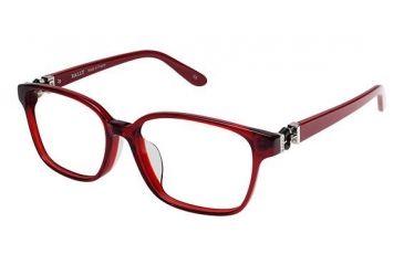Image of Bally of Switzerland BY1000A Progressive Prescription Eyeglasses - Frame CRYSTAL RED, Size 54/16mm BY1000A03