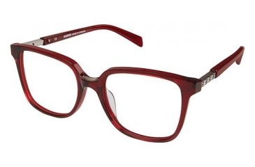 Image of Balmain 1075 Progressive Prescription Eyeglasses - Frame Red, Size 53/18mm BL107503