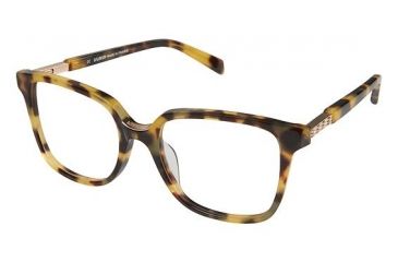 Image of Balmain 1075 Progressive Prescription Eyeglasses - Frame Yellow Tortoise, Size 53/18mm BL107504