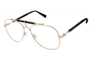 Image of Balmain 1100 Progressive Prescription Eyeglasses - Frame Gold, Size 59/17mm BL110001