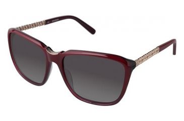 Image of Balmain 2071 Single Vision Prescription Sunglasses BL207102 - Frame Color Dark Red