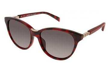 Image of Balmain 2100 Sunglasses - Frame Red Tortoise, Lens Color Dark Grey, Size 54/16mm BL210002