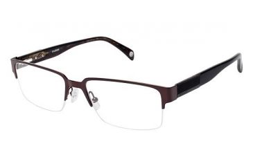 Image of Balmain 3028 Progressive Prescription Eyeglasses - Frame CHOCOLATE, Size 53/17mm BL302802