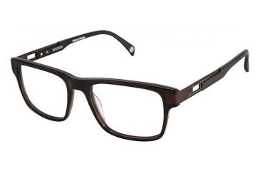 Image of Balmain 3057 Single Vision Prescription Eyeglasses - Frame Brown Horn, Size 53/18mm BL305703