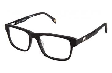 Image of Balmain 3057 Single Vision Prescription Eyeglasses - Frame Matte Black, Size 53/18mm BL305701