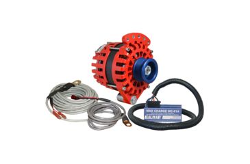 Image of Balmar Alternator 1-2&quot; Single Foot J10 Serpentine Pulley Regulator &amp; Temp Sensor - 170A Kit - 12V 74953