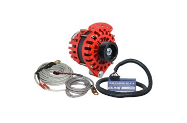 Image of Balmar Alternator 1-2&quot; Single Foot K6 Serpentine Pulley Regulator &amp; Temp Sensor - 170A Kit - 12V 74955
