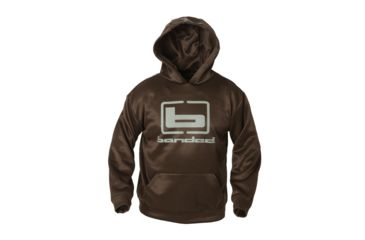 Image of Banded Logo Hoodie - Men's, Brown, 2XL, B1050004-BB-2XL