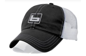 Image of Banded Chino Twill Cap, Black/White B03556