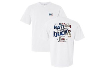 Image of Banded One Nation Under Ducks Short Sleeve Tee - Men's, White, 2XL B03668