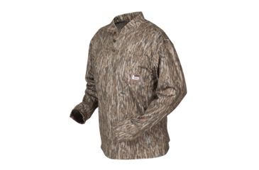 Image of Banded Tec Fleece Henley Shirt - Men's, Bottomland, 3XL B1030006-BL-3XL