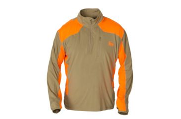 Image of Banded Tech Stalker 1/4 Zip Pullover - Mens, Blaze Orange, 2XL, B1010017-BLZ-2X