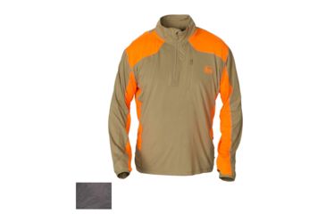Image of Banded Tech Stalker 1/4 Zip Pullover - Mens, Grey, Extra Large, B1010017-GR-XL