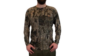 Image of Banded Tech Stalker Mock Shirt - Mens, Timber, Extra Large, B1030010-TM-XL