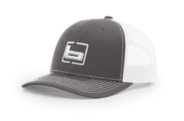 Image of Banded Trucker Cap R112, Charcoal/White B03561