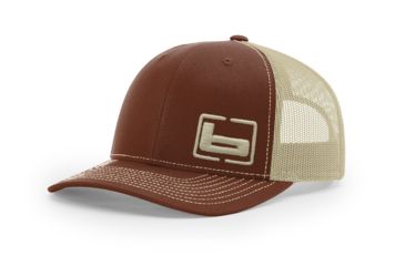 Image of Banded Trucker Cap R112 Side Logo, Brown/Khaki B03581