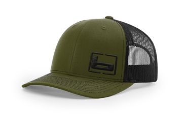 Image of Banded Trucker Cap R112 Side Logo, Loden/Black B03584