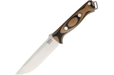 Image of Bark River Bravo 1.25 Mil Spec Camo Fixed Blade Knife, 5in, S35VN Steel, Standard Edge, Satin, Camo, Micarta Handle BA07135GMSC