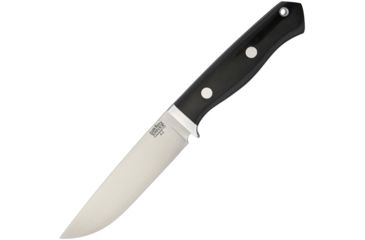 Image of Bark River Camp and Trail Black Canvas Fixed Blade Knife, 5in, A2 Tool Steel, Black, Canvas Micarta Handle BA02130MBC