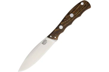 Image of Bark River Canadian Special Bocote Fixed Blade Knife, 4.25in, Standard Edge, Satin, Bocote Wood Handle BA03123WB