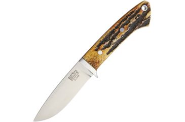 Image of Bark River Featherweight Hunter Fixed Blade Knife, 3.125in, Antique Stag Bone Handle BA02140BAS
