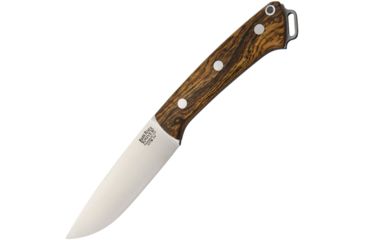 Image of Bark River Fox River LT Bocote Fixed Blade Knife, 4.25in, CPM-3V Steel, Drop Point, Bocote Wood Handle BA124WB