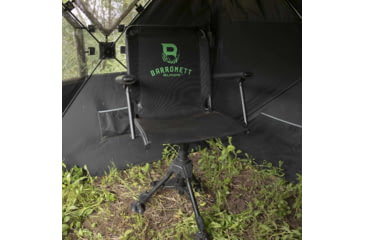Image of Barronett Blinds Deluxe 360 Swivel Chair, Black, 012642022265
