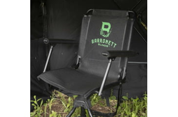 Image of Barronett Blinds Deluxe 360 Swivel Chair, Black, 012642022265