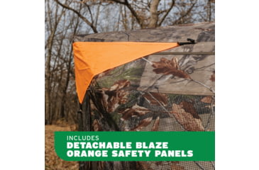 Image of Barronett Blinds Grandview, See-Through Hunting Blind, View-Through Fabric, Silent Shooting Windows, Bloodtrail Backwoods, 82in x 105iin x 103in, Bloodtrail Backwoods, 4-Person, GV450BW