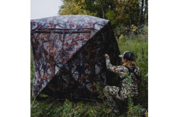 Image of Barronett Blinds Grounder 350 Hunting Blind, Bloodtrail Camouflage GR351BT