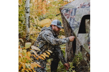 Image of Barronett Blinds Ox 5 Hub Blind, Backwoods Camo, BX550BW