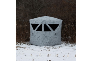 Image of Barronett Blinds Radar Hub Hunting Blind, Crater Cold, 2-Person, RA200CS