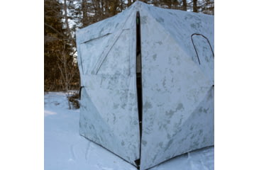 Image of Barronett Blinds Radar Hub Hunting Blind, Crater Cold, 2-Person, RA200CS