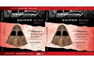 Image of Barronett Blinds Sniper Ground Blind, Waylay Camo, BL001