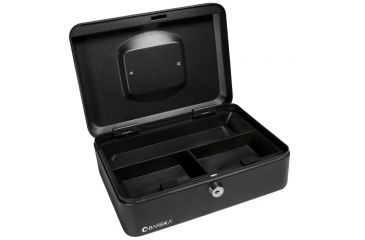 Image of Barska 10in. Cash Box, Key Lock, Empty CB11832