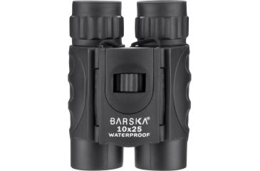 Image of Barska 10x25mm Waterproof Compact Binocular, Black, Small AB12725