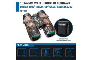 Image of Barska 10x42 WP Blackhawk, Bak-4, Green Lens, MO AB11851