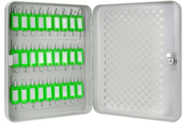 Image of Barska 27 Key Lock Box, Green Tags, Gray, Small, CB13756