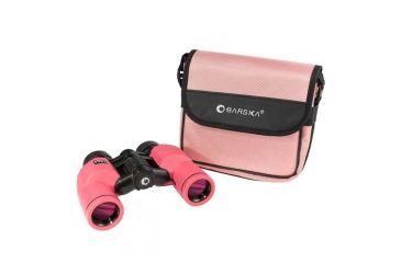 Image of Barska 8x30 Crossover Porro BaK-4 Prism Waterproof Binoculars, Pink AB11522