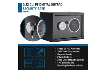 Image of Barska 0.22 Cu. ft Digital Keypad Security Safe