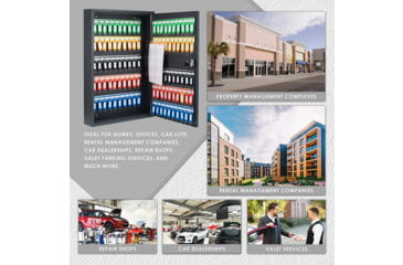 Image of Barska 100 Capacity Adjustable Key Cabinet