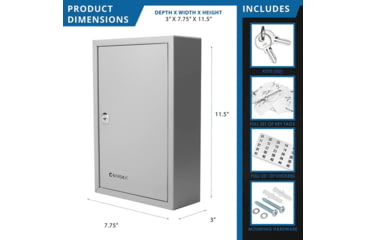 Image of Barska 40 Capacity Fixed Position Key Cabinet