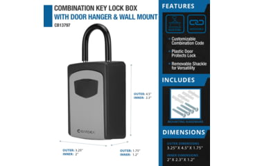 Image of Barska Combination Key Lock Box